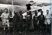 R. F. 'Bill' Brechin at Kainantu airstrip circa 1936.